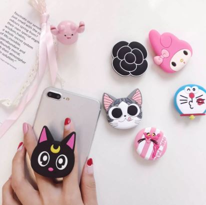 cute promotional gift pop grip socket for phone 