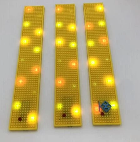 Color led bar mat
