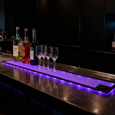 OEM Led Light Mat Brands نرم PVC Led Bar Mat