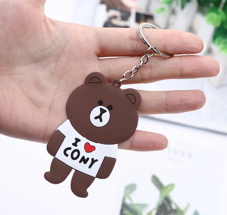 Cartoon Bear 3D Pvc Keychains