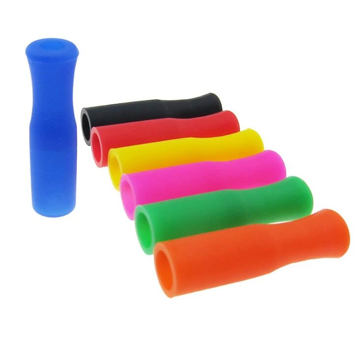 FDA Silicone Straw Tips For Stainless Steel Straws
