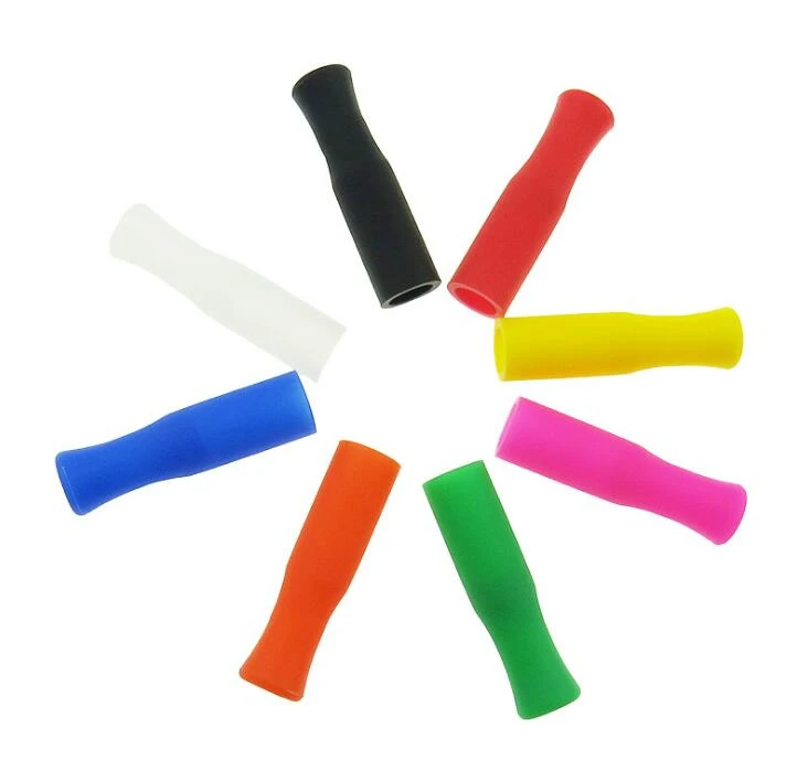 FDA Silicone Straw Tips For Stainless Steel Straws