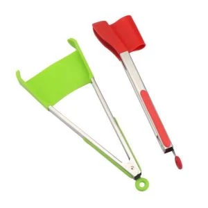 2 در 1 Tangs لوازم آشپزخانه Tongs Spatula