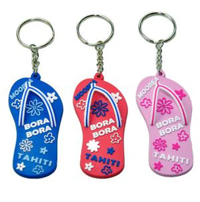 دمپایی شکل PVC Keychain ساحل سوغات ایده ها