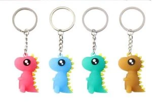طراحی سفارشی Keychain کارتونی لاستیکی سیلیکون به شکل حیوانات