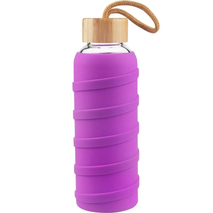 Silicone Cover For Drinking Glass And Water Bottle