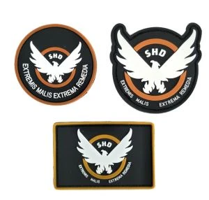 3D Pvc Rubber Morale Patches Brand Patch Tag